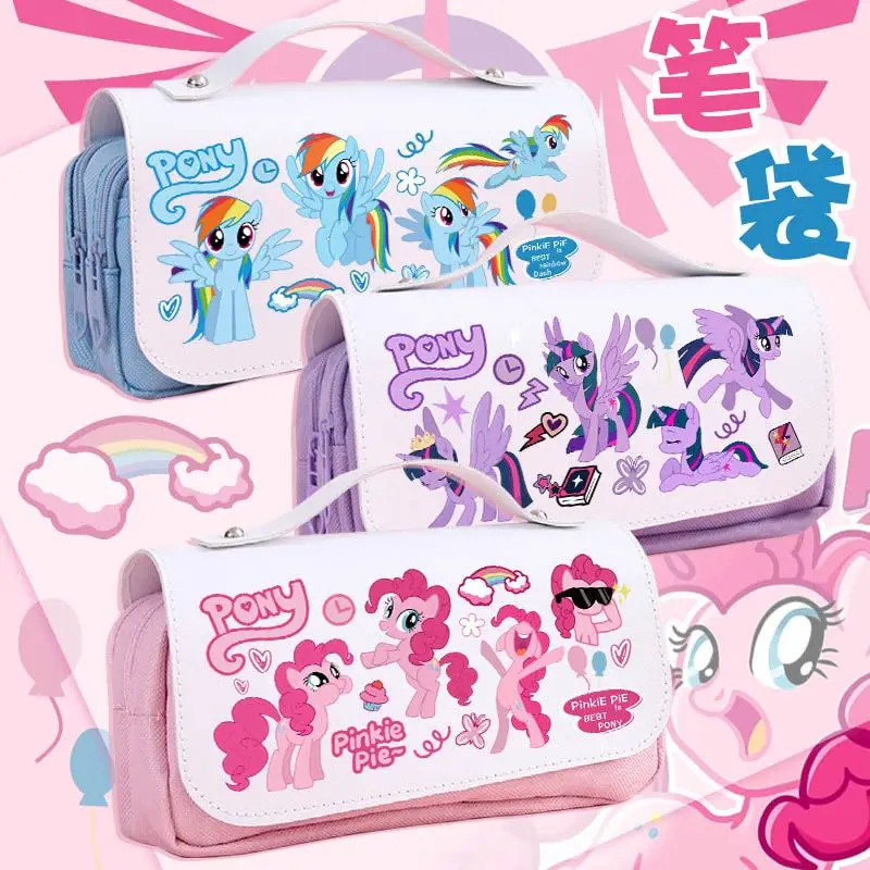 Kawaii Cartoon My Little Ponys Twilight Sparkle Rainbow Dash Stationery Box Cute Students Large Capacity Pen Bag Storage Bag
Kawaii Cartoon My Little Ponys Twilight Sparkle Rainbow Dash Stationery Box Cute Students Large Capacity Pen Bag Storage Bag