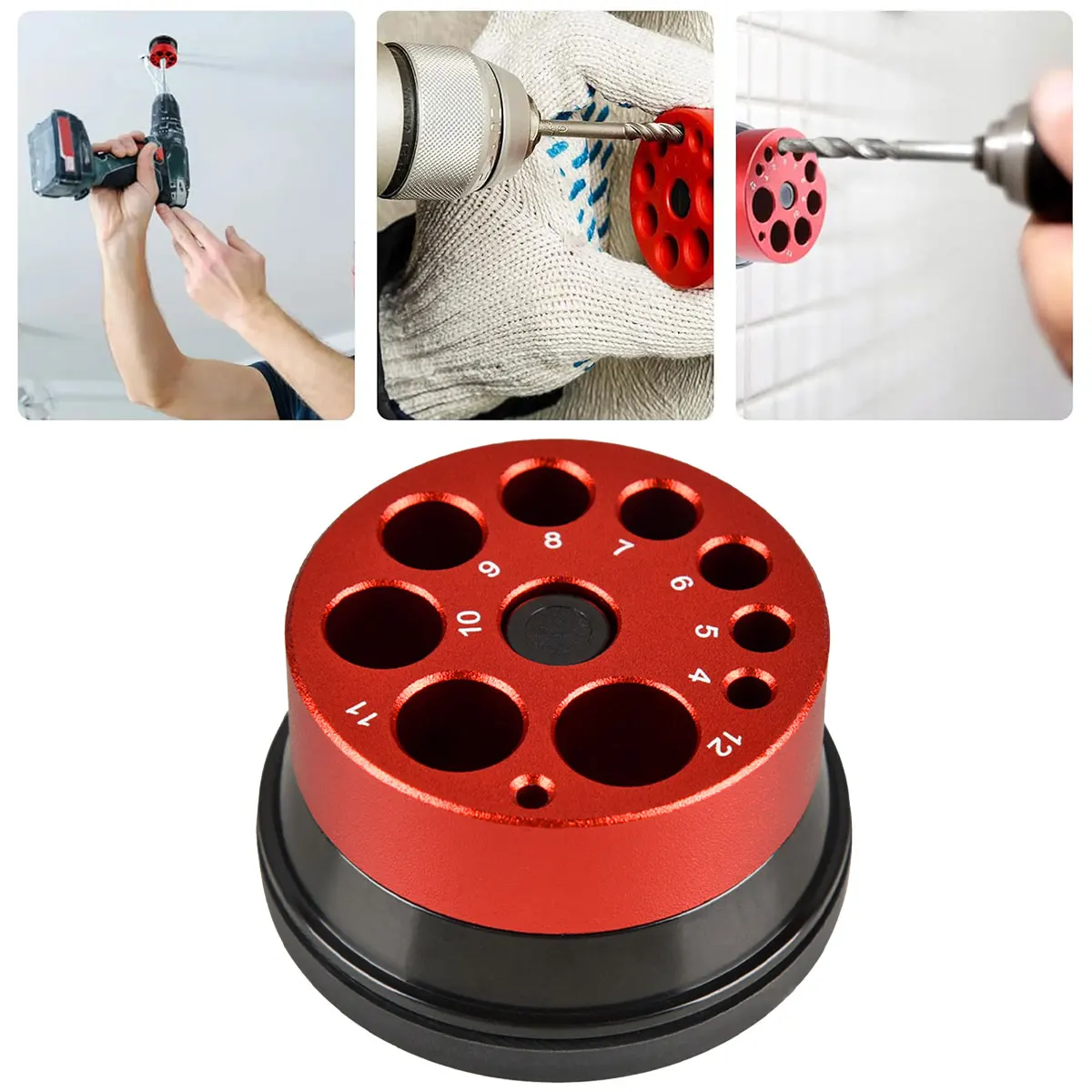 Drill Dust Collector Cap Ceiling Collection Attachment with 12 Apertures Accesories for Power Drill Catcher Drill
Drill Dust Collector Cap Ceiling Collection Attachment with 12 Apertures Accesories for Power Drill Catcher Drill