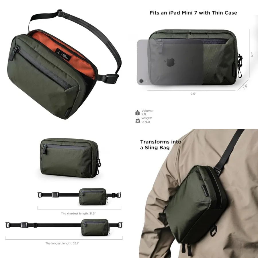 Elements Tech Case - Travel Organizer Pouch for Electronics, Cables, EDC with Weatherproof Fabrics, YKK Zippers VX21
Elements Tech Case - Travel Organizer Pouch for Electronics, Cables, EDC with Weatherproof Fabrics, YKK Zippers VX21