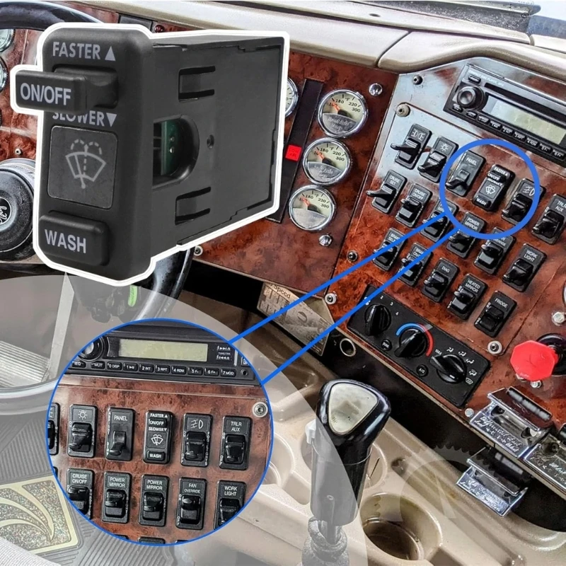 Multiple Speed Adjustable Wiper Control Switches Featuring Rain For 5000 5500 5600 5900 9100 9200 9400 9800 9900
Multiple Speed Adjustable Wiper Control Switches Featuring Rain For 5000 5500 5600 5900 9100 9200 9400 9800 9900