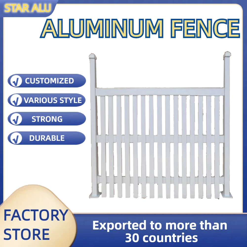 Decorative Aluminum Lattice Private Garden Fence Outdoor Simple Design Garden Security System Aluminum Slat Fence
Decorative Aluminum Lattice Private Garden Fence Outdoor Simple Design Garden Security System Aluminum Slat Fence