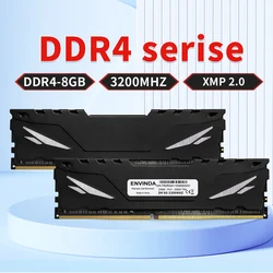 ENVINDA Memória RAM DDR4 16GB 8GB 1.2V 3200MHz 2666MHz Desktop Computer No Support AMD CPU UDIMM Cooling Vest Memory Memoria ENVINDA Memória RAM DDR4 16GB 8GB 1.2V 3200MHz 2666MHz Desktop Computer No Support AMD CPU UDIMM Cooling Vest Memory Memoria