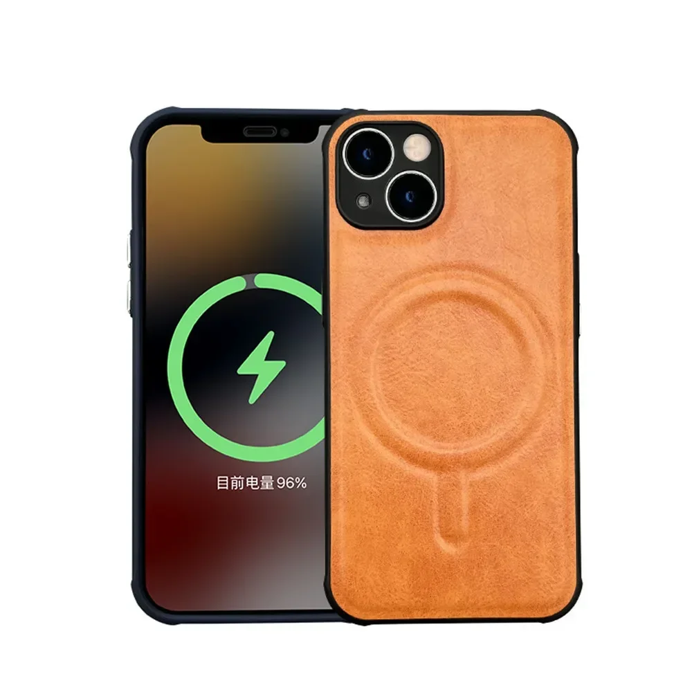 Luxury Shockproof Soft Leather Phone Case With Magsafe For iPhone 15 14 Plus 13 12 11 Pro Max Wireless Charging Magnetic Cover
Luxury Shockproof Soft Leather Phone Case With Magsafe For iPhone 15 14 Plus 13 12 11 Pro Max Wireless Charging Magnetic Cover