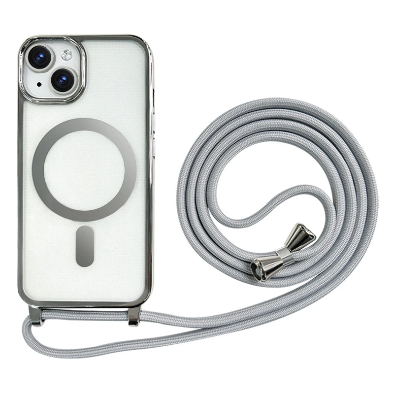 Crossbody mobile phone case Lanyard 15 Mobile phone case Integrated 14 Electroplated magnetic suction (2 pieces)
Crossbody mobile phone case Lanyard 15 Mobile phone case Integrated 14 Electroplated magnetic suction (2 pieces)