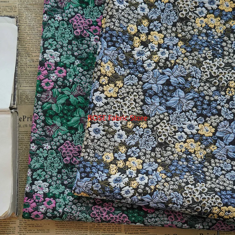 1-метровая ретро контрастного цвета жаккардовая ткань с цветочным принтом для женского платья, ткань для украшения цветочного букета
1-метровая ретро контрастного цвета жаккардовая ткань с цветочным принтом для женского платья, ткань для украшения цветочного букета