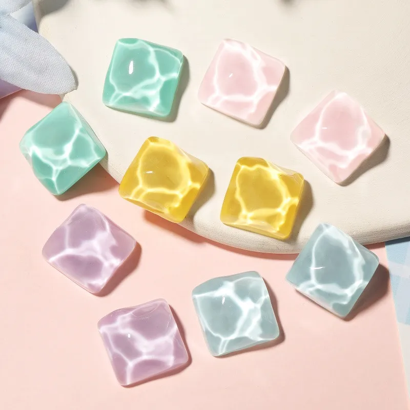 10Pcs Water Ripple Quadrate Resin DIY Shoes Hat Icebox Barrette Mobile Phone Case Scrapbook Cream Glue Flat Back Resin
10Pcs Water Ripple Quadrate Resin DIY Shoes Hat Icebox Barrette Mobile Phone Case Scrapbook Cream Glue Flat Back Resin