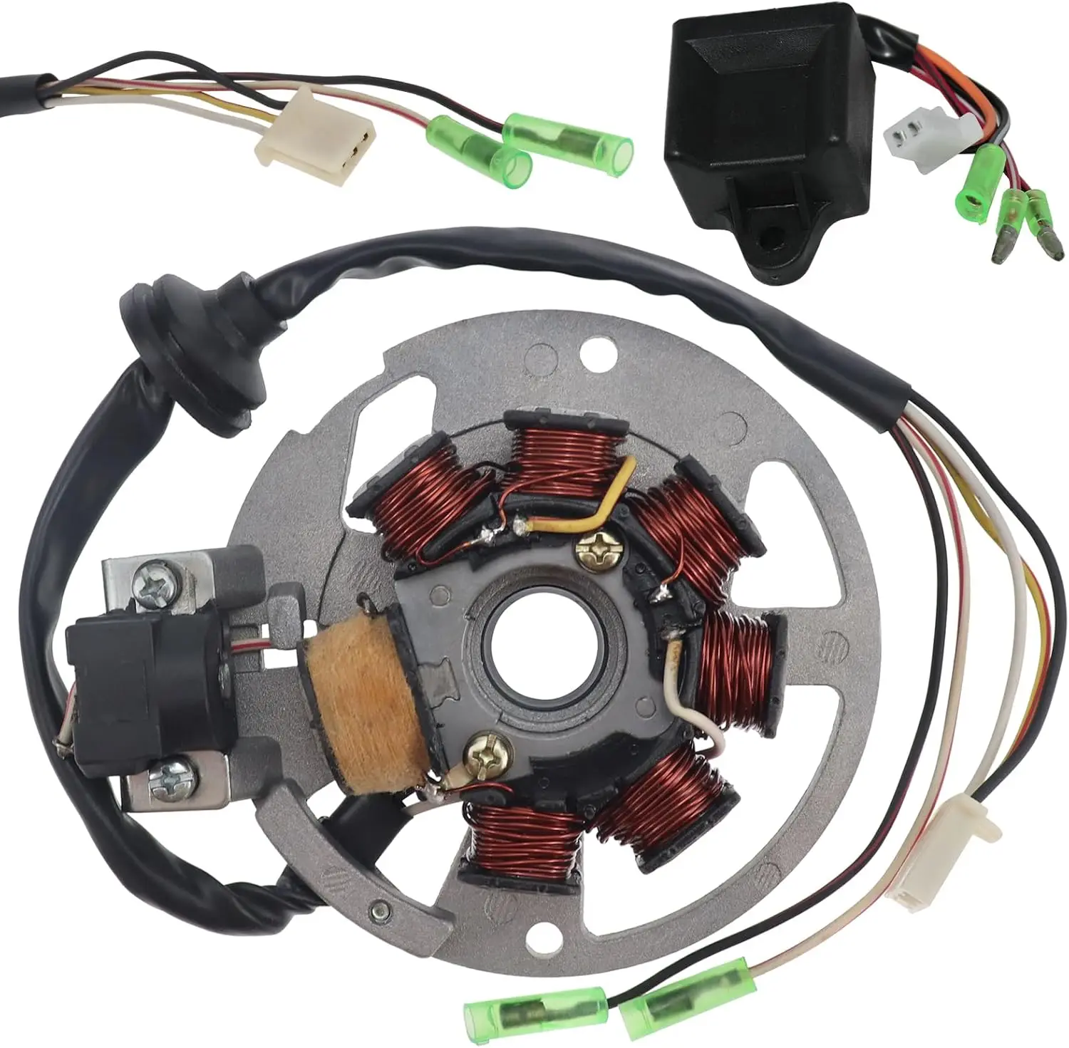 Magneto Stator Coil for Polaris ATV Sportsman 90 2001-2006 for Polaris Scrambler 50 90 2001-2003 Predator 50 90 0450523 0451000
Magneto Stator Coil for Polaris ATV Sportsman 90 2001-2006 for Polaris Scrambler 50 90 2001-2003 Predator 50 90 0450523 0451000