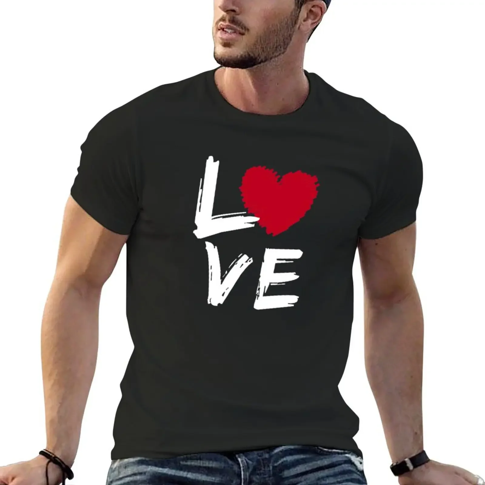 i love you design T-Shirt cute tops summer clothes Short sleeve tee compression shirt men
i love you design T-Shirt cute tops summer clothes Short sleeve tee compression shirt men