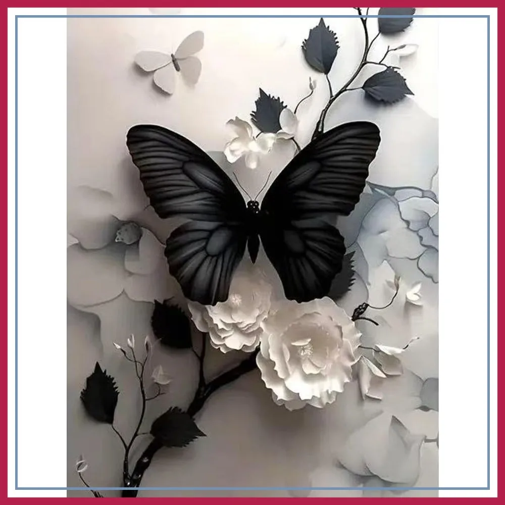 Butterfly Diamond Art Kits for Adults, 5D Full Round Drill Diamond Painting, DIY Dots Crafts, Home Wall Decor 12x16 Inch
Butterfly Diamond Art Kits for Adults, 5D Full Round Drill Diamond Painting, DIY Dots Crafts, Home Wall Decor 12x16 Inch
