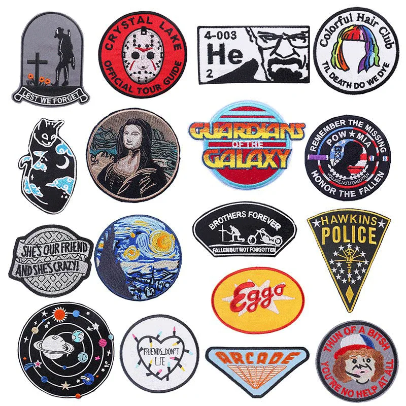Cartoon Art Embroidery Patches Starry Night Mona Lisa Iron on Cloth Sticker Chest Badge Clothes Bag Hat Personalized Accessories
Cartoon Art Embroidery Patches Starry Night Mona Lisa Iron on Cloth Sticker Chest Badge Clothes Bag Hat Personalized Accessories