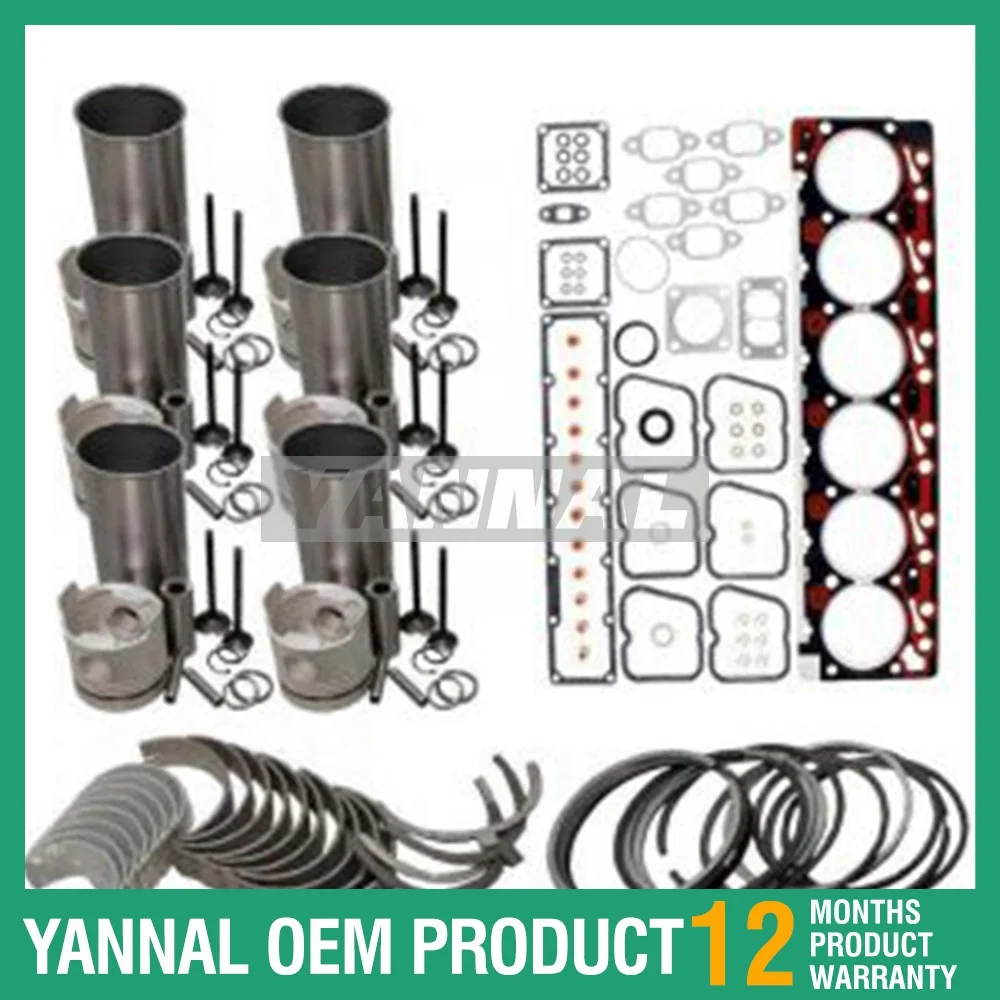 New Overhaul Rebuild Kit For Mitsubishi 6D34 6D34T Engine Piston Ring Liner Gasket
New Overhaul Rebuild Kit For Mitsubishi 6D34 6D34T Engine Piston Ring Liner Gasket