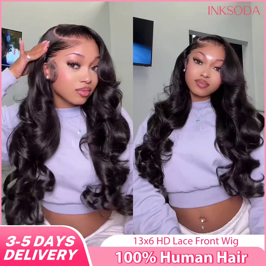 220 Density Body Wave 13x4 HD Transparent Lace Front 100% Human Hair Wig Black 13x6 Lace Frontal Wigs 30 40 Inch PrePlucked Lace
220 Density Body Wave 13x4 HD Transparent Lace Front 100% Human Hair Wig Black 13x6 Lace Frontal Wigs 30 40 Inch PrePlucked Lace