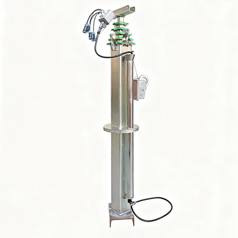 Hand-cranked telescopic lifting rod for mobile lighting tower accessories
Hand-cranked telescopic lifting rod for mobile lighting tower accessories