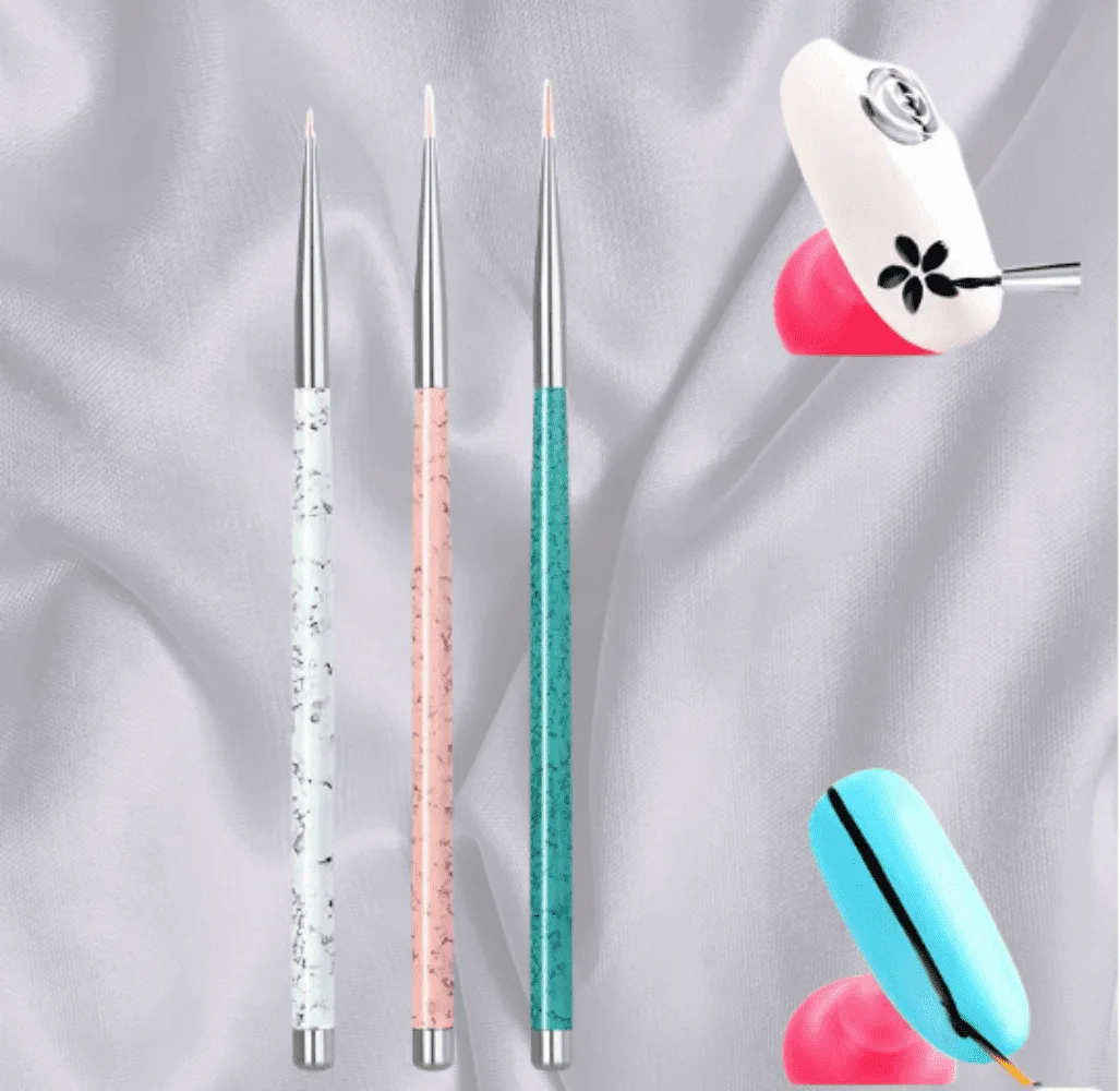 Nail line pen 3 pack color painting flower line pen suitable for beginners personal nail art
Nail line pen 3 pack color painting flower line pen suitable for beginners personal nail art