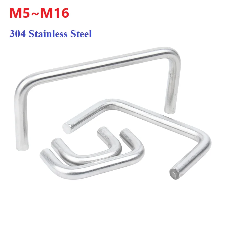Welding Solid Furniture Accessory 304 Stainless Steel U Type Door Handles Dresser Knobs Kitchen Cabinet Knobs Handle M5-M16
Welding Solid Furniture Accessory 304 Stainless Steel U Type Door Handles Dresser Knobs Kitchen Cabinet Knobs Handle M5-M16