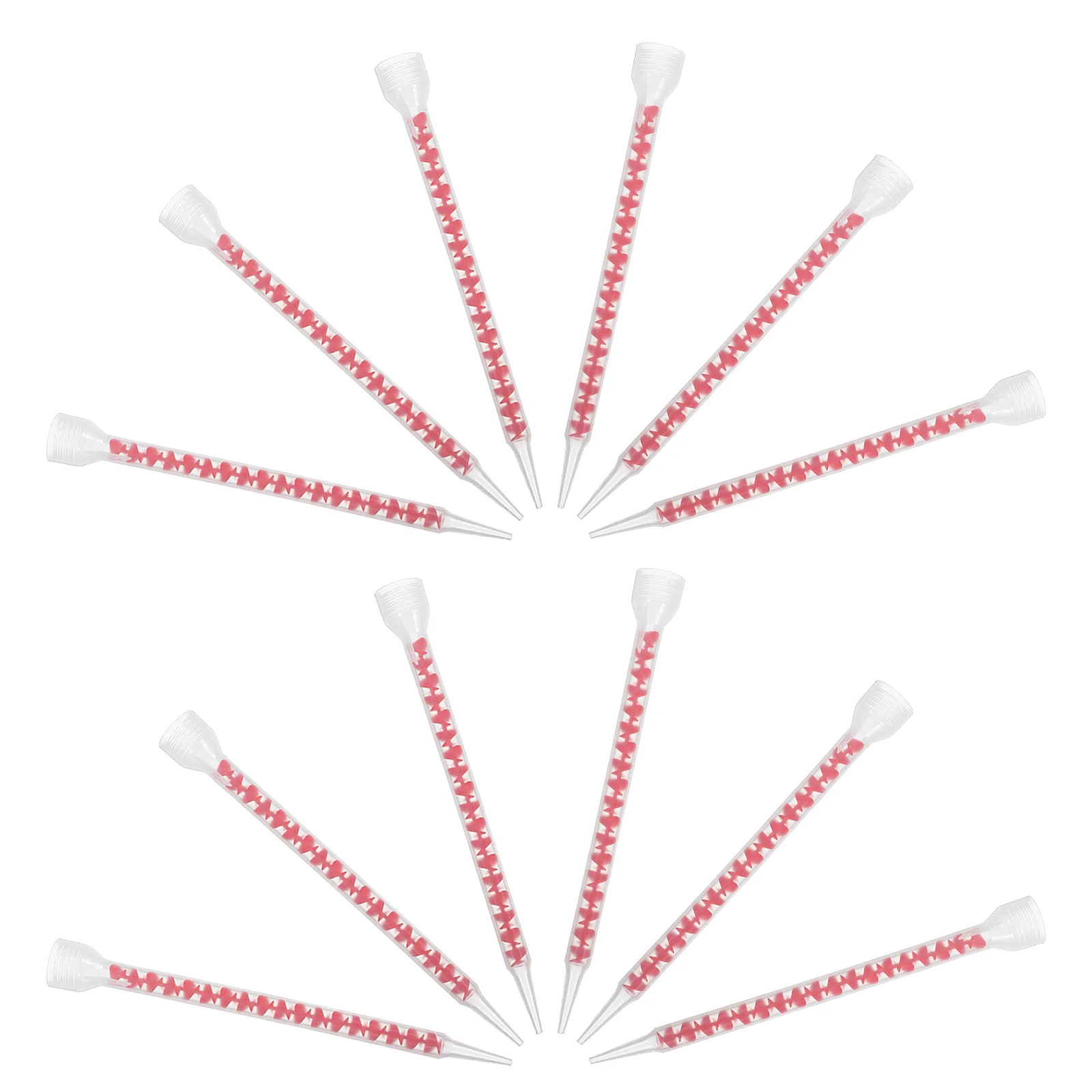 12pcs Seam Mixing Tube Caulk Nozzle Lightweight Precise Control Long Spiral Plastic Finishing Saving Caps Sealant Epoxy
12pcs Seam Mixing Tube Caulk Nozzle Lightweight Precise Control Long Spiral Plastic Finishing Saving Caps Sealant Epoxy