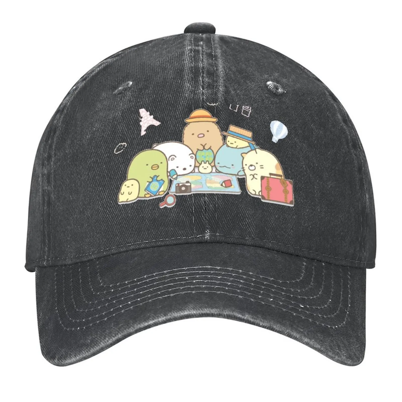 Sumikko Gurashi Traveling the world Baseball Cap tactical cap party Hat Winter hat hard hat Woman Hats Men's
Sumikko Gurashi Traveling the world Baseball Cap tactical cap party Hat Winter hat hard hat Woman Hats Men's
