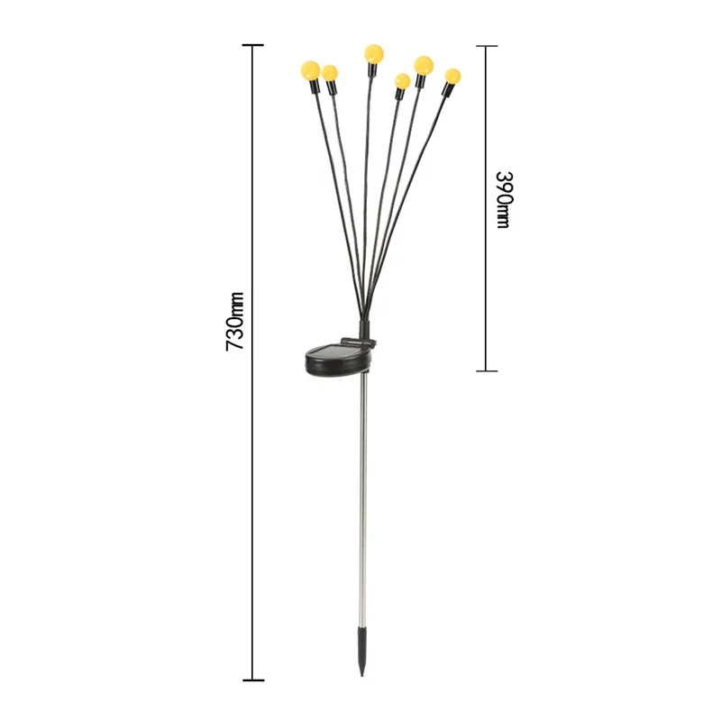 YYg-oSolar Garden Lights — 2 шт., 12 светодиодных солнечных светлячков, качающиеся на ветру, водонепроницаемые
YYg-oSolar Garden Lights — 2 шт., 12 светодиодных солнечных светлячков, качающиеся на ветру, водонепроницаемые