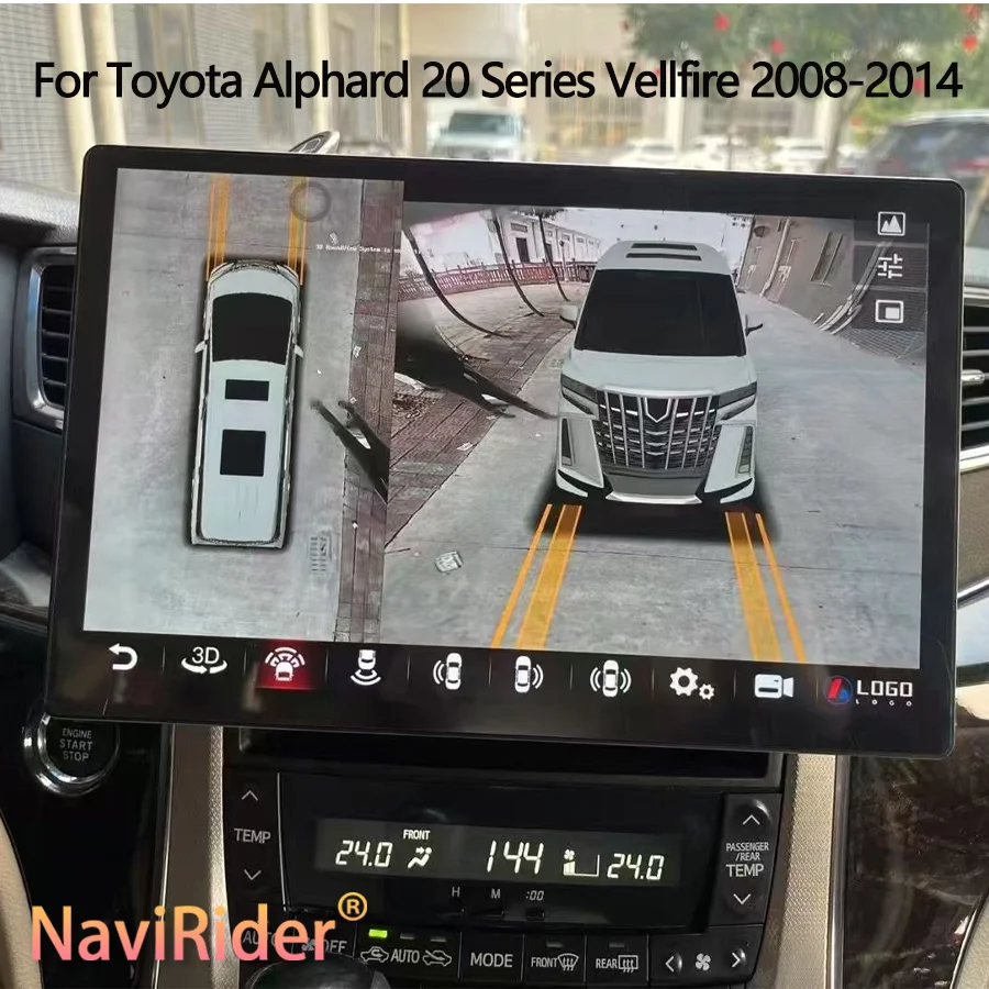 13.3" 2K Android Car Stereo Screen for Toyota Alphard 20 Series Vellfire 2008-2014 Carplay Android Auto GPS Multimedia Head Unit
13.3" 2K Android Car Stereo Screen for Toyota Alphard 20 Series Vellfire 2008-2014 Carplay Android Auto GPS Multimedia Head Unit