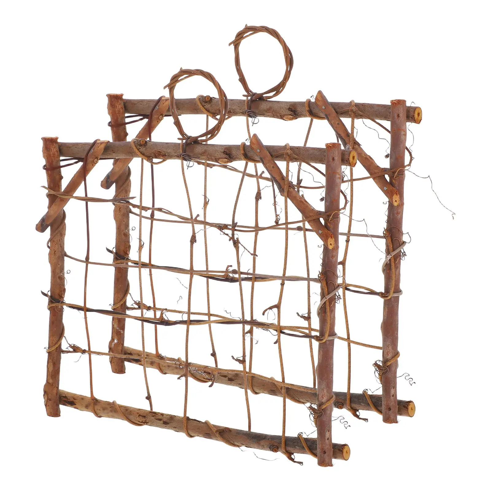 2 Pcs Air Plant Stand Rustic Wooden Vine Frame for Hanging Tillandsia Wall Decor Planter Display
2 Pcs Air Plant Stand Rustic Wooden Vine Frame for Hanging Tillandsia Wall Decor Planter Display