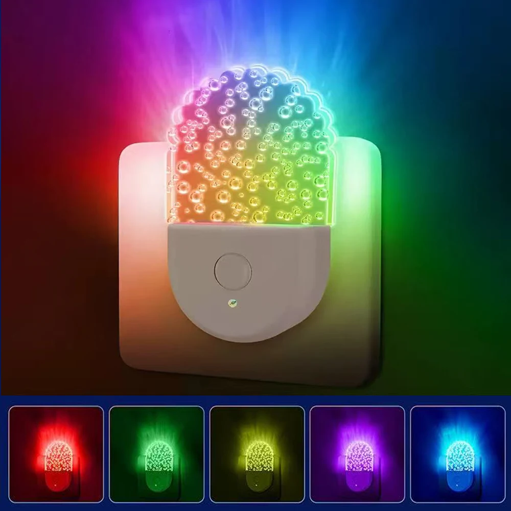 RGB color ambience decorated LED nightlights EU US UK Plug Holiday Party Party Room Bedroom lights
RGB color ambience decorated LED nightlights EU US UK Plug Holiday Party Party Room Bedroom lights
