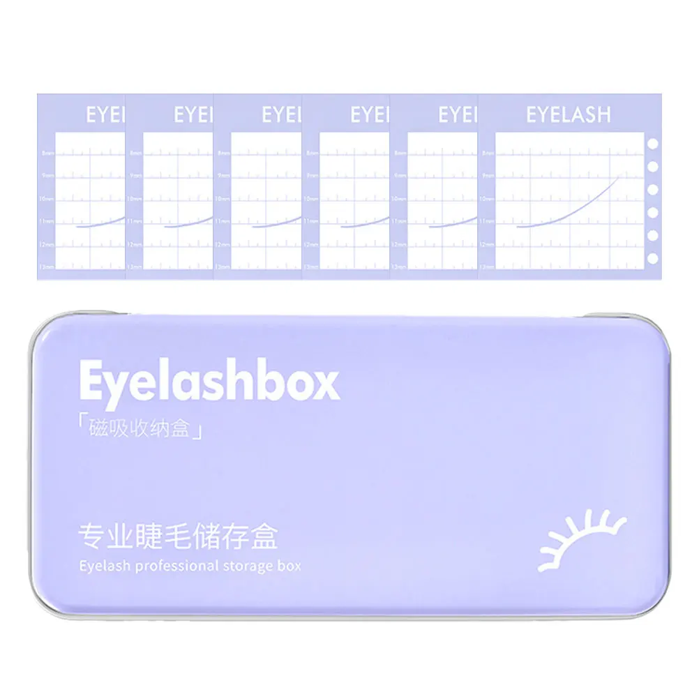 Eyelash Storage Box Magnetic Lash ganizer Case Violet Travel HOLDER TOOL Eyelash Extension Storage Makeup False lashes
Eyelash Storage Box Magnetic Lash ganizer Case Violet Travel HOLDER TOOL Eyelash Extension Storage Makeup False lashes