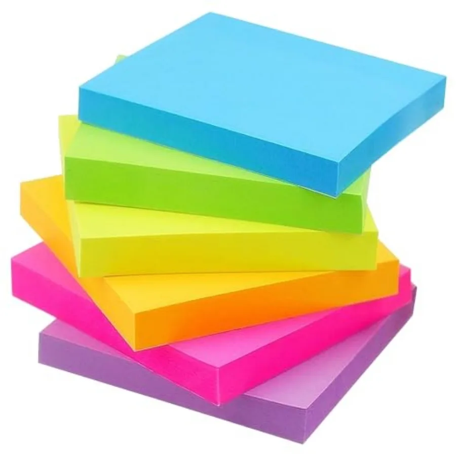 Sticky Notes Bright Color Self-Stick Notes 3 in x 3 in 100 Sheets/Pad
Sticky Notes Bright Color Self-Stick Notes 3 in x 3 in 100 Sheets/Pad