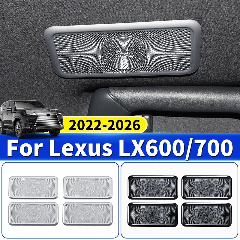 For Toyota 2022-2026 Lexus LX700 700 LX600 600 Car Roof Speaker Grille Cover Plate Interior Trim Protection Accessories 4PCS
For Toyota 2022-2026 Lexus LX700 700 LX600 600 Car Roof Speaker Grille Cover Plate Interior Trim Protection Accessories 4PCS
