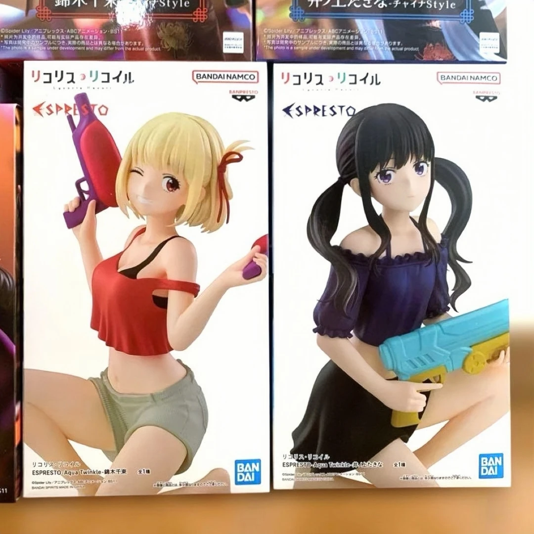 In Stock Original BANDAI BANPRESTO LycoReco ESPRESTO Recoil Aqua Twinkle Nishikigi Chisato Inoue Takina Anime Figure Model Toys
In Stock Original BANDAI BANPRESTO LycoReco ESPRESTO Recoil Aqua Twinkle Nishikigi Chisato Inoue Takina Anime Figure Model Toys