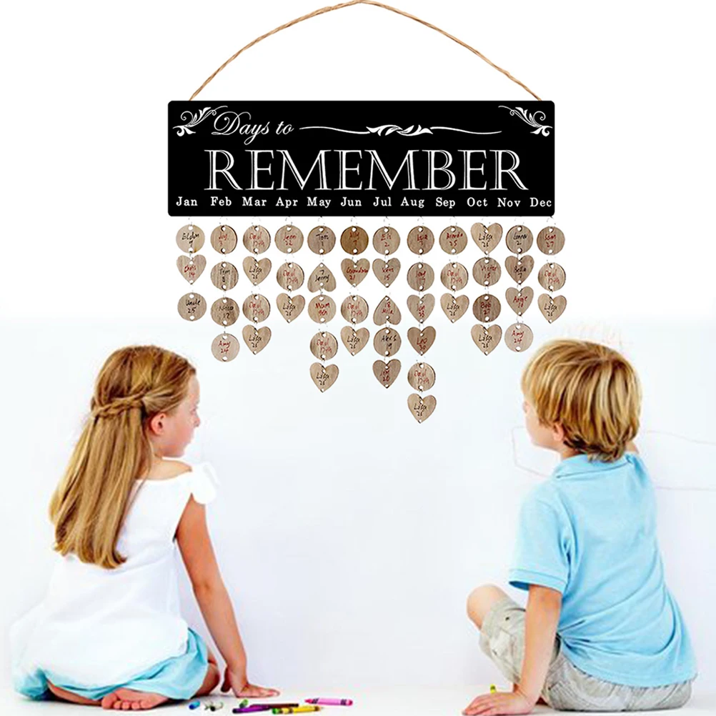 1 set 1 Set Family Birthday Calendar Reminder Wall Hanging Wooden Disc Date Tags Personalized Rustic Wood Sign Decor For Wedding
1 set 1 Set Family Birthday Calendar Reminder Wall Hanging Wooden Disc Date Tags Personalized Rustic Wood Sign Decor For Wedding