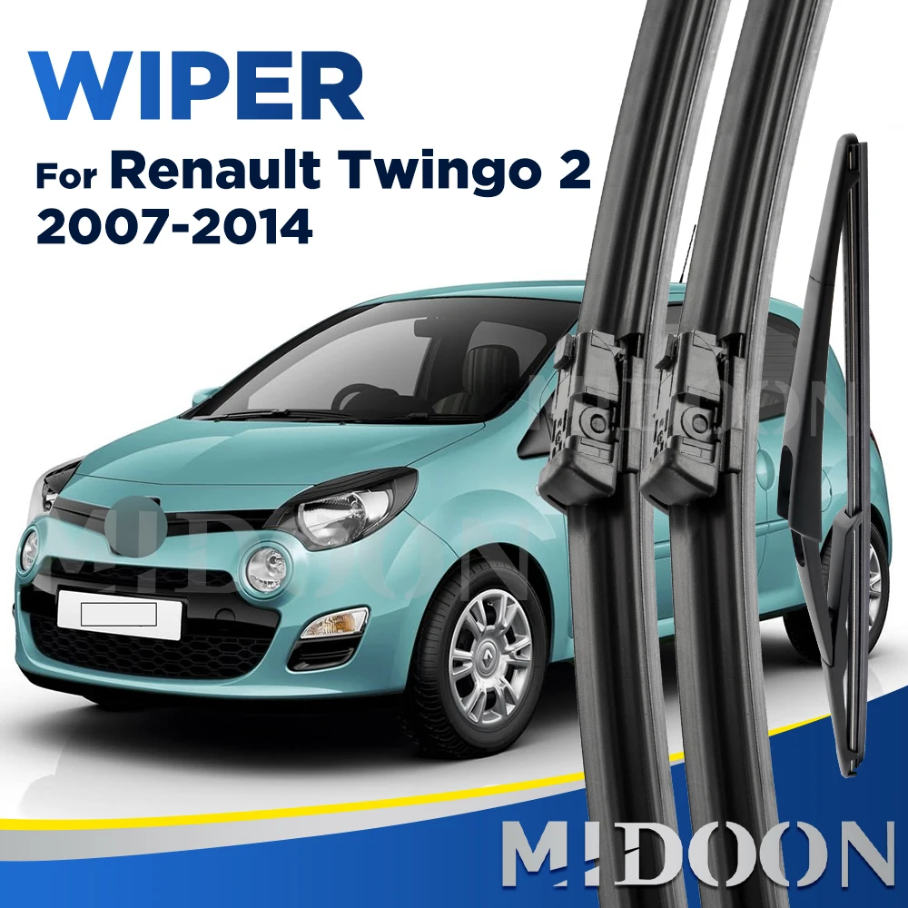Стеклоочиститель MIDOON для Renault Twingo 2 BJ 2007-2014 2008 2009 2010, передние и задние щетки стеклоочистителя, щетки для ветрового стекла 24 "+ 16" + 12"
Стеклоочиститель MIDOON для Renault Twingo 2 BJ 2007-2014 2008 2009 2010, передние и задние щетки стеклоочистителя, щетки для ветрового стекла 24 "+ 16" + 12"
