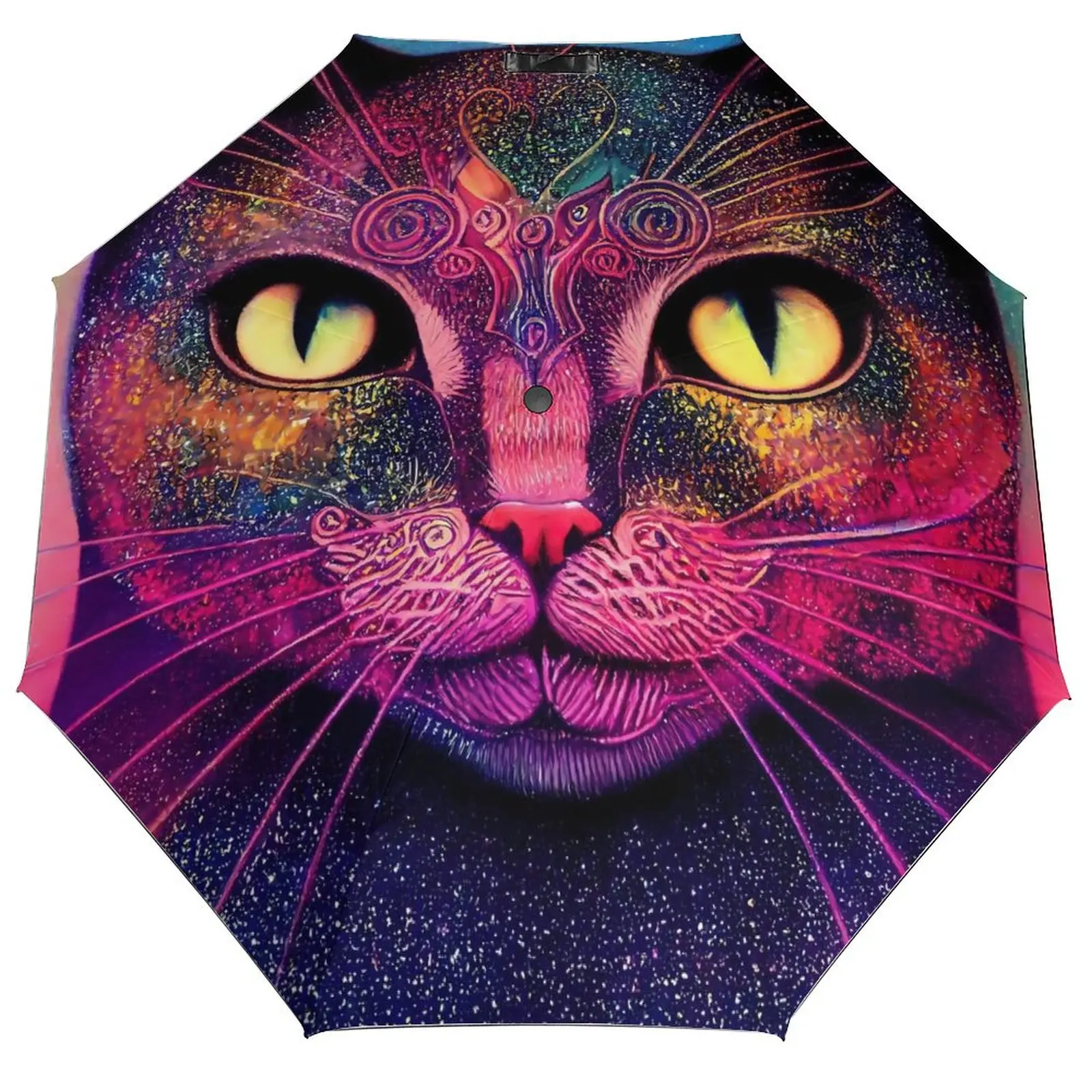 Magic Cats 8 Ribs Auto Umbrella Animal Print Ligthweight Umbrella UV Protection Black Coat Umbrellas for Men Women
Magic Cats 8 Ribs Auto Umbrella Animal Print Ligthweight Umbrella UV Protection Black Coat Umbrellas for Men Women