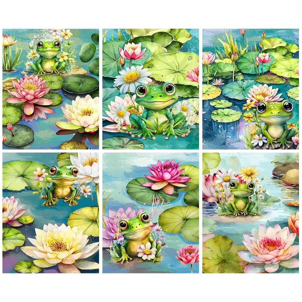 RUOPOTY 40x50cm Painting By Number Frog DIY Coloring By Numbers Animals Living Room Decoration
RUOPOTY 40x50cm Painting By Number Frog DIY Coloring By Numbers Animals Living Room Decoration