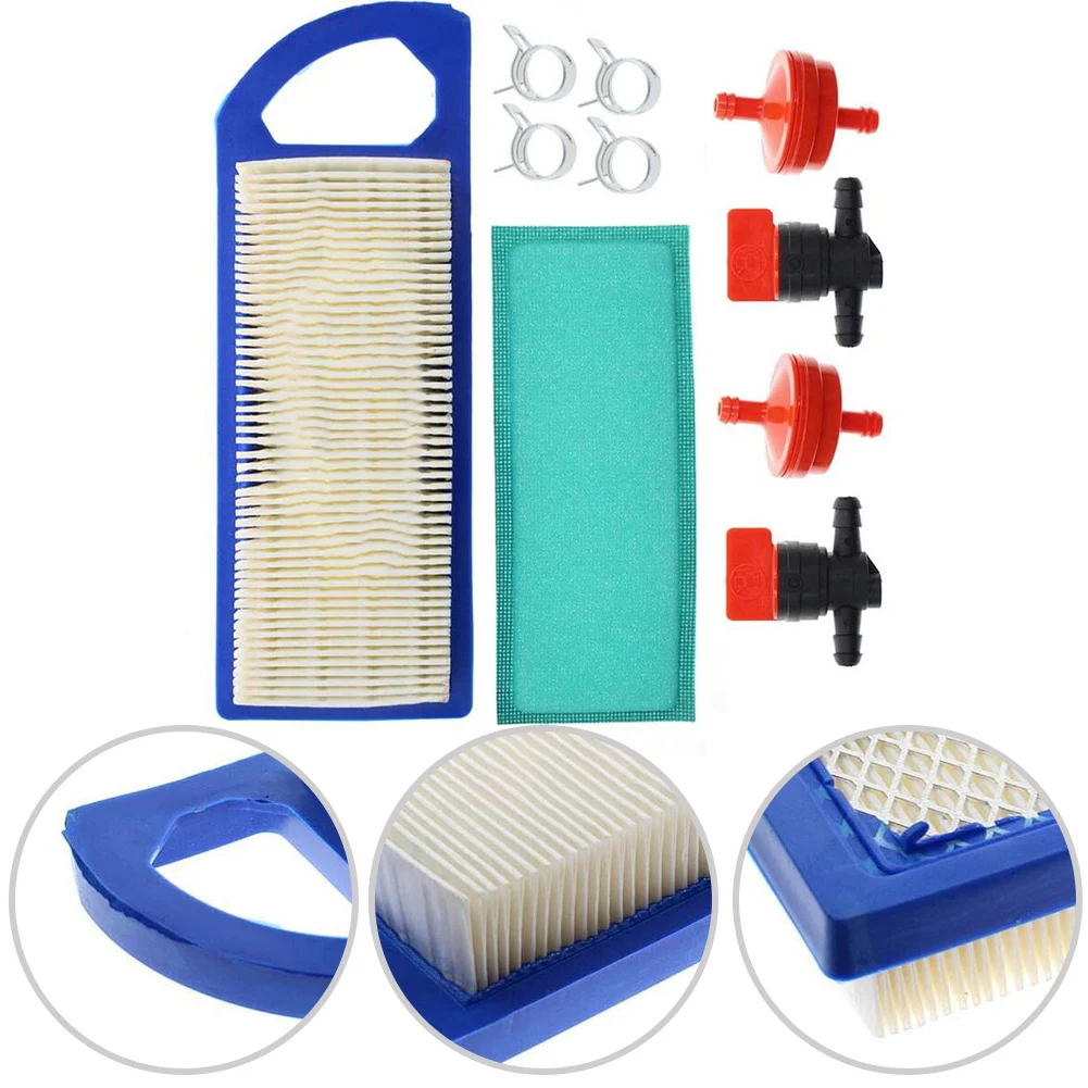 Air Filter Tune Up Kit Air Filter Pre Filter Fuel Filter Shut Off Valve Clamps For Intek BS 15-18.5 For HP For Craftsman Lt1000
Air Filter Tune Up Kit Air Filter Pre Filter Fuel Filter Shut Off Valve Clamps For Intek BS 15-18.5 For HP For Craftsman Lt1000
