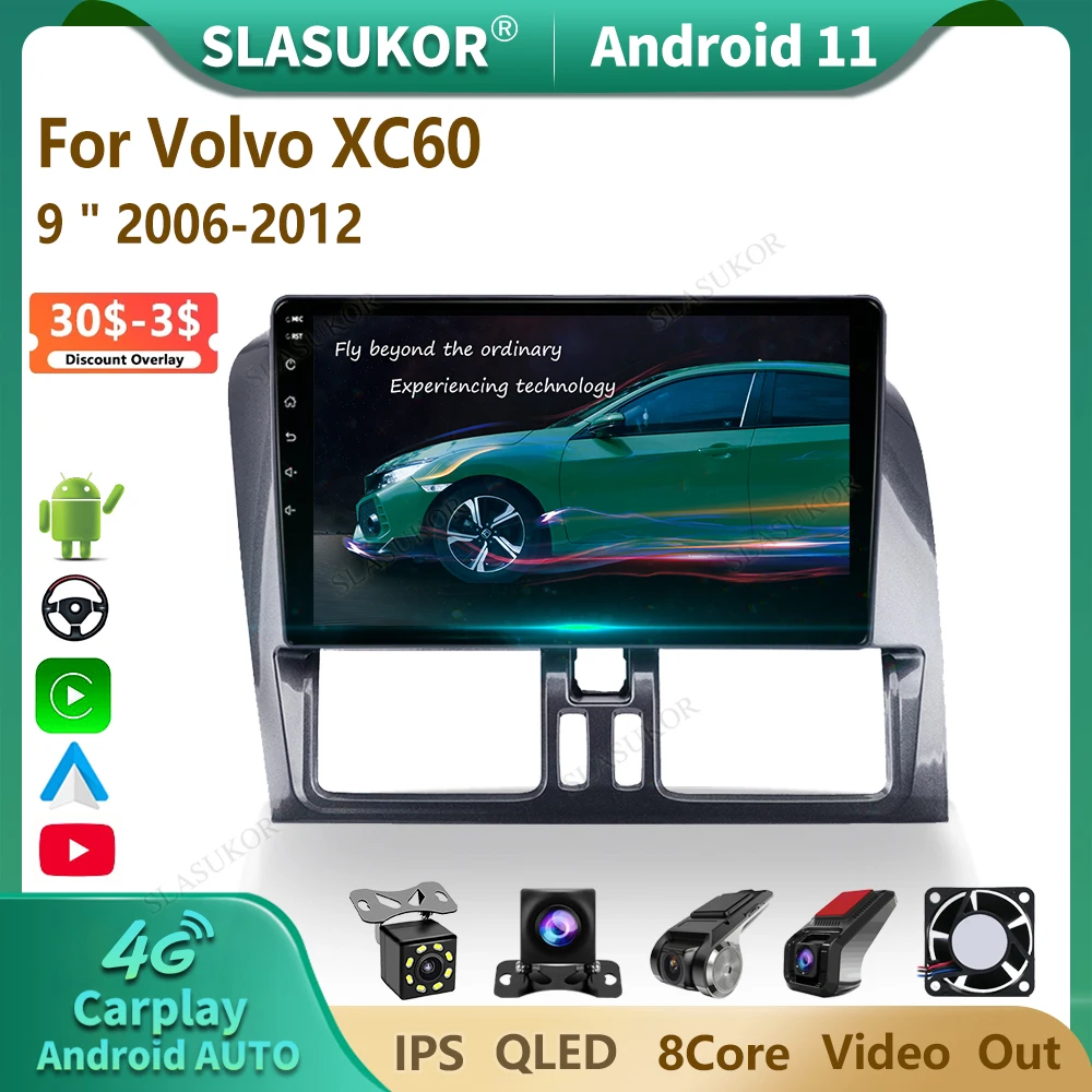 9 Inch For Volvo XC60 2006-2012 Android Car Radio Multimedia Video Player Audio Stereo Player Navigation Carplay Black
9 Inch For Volvo XC60 2006-2012 Android Car Radio Multimedia Video Player Audio Stereo Player Navigation Carplay Black