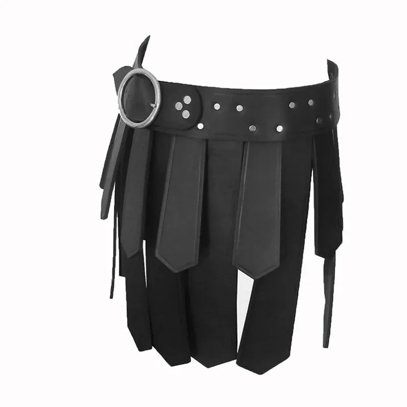 Roman Warrior Gladiator Costume Leather Armor Set with Shoulder Pads for Halloween
Roman Warrior Gladiator Costume Leather Armor Set with Shoulder Pads for Halloween
