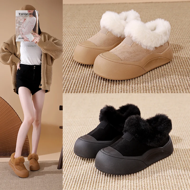 Осень-зима 2022, новый стиль, толстая и теплая утепленная хлопковая обувь, женские универсальные и модные зимние ботинки
Осень-зима 2022, новый стиль, толстая и теплая утепленная хлопковая обувь, женские универсальные и модные зимние ботинки