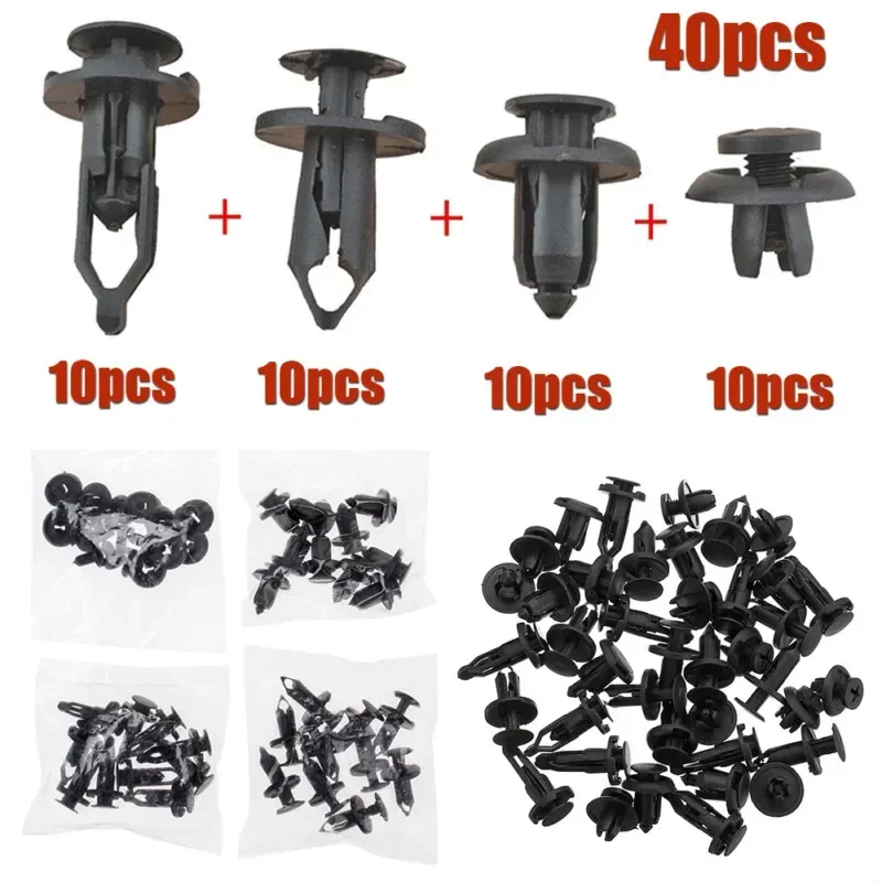 40pcs Mixed Auto Fastener Clip Car Body Push Retainer Pin Rivet Bumper Door Trim Panel Retainer Fastener Kit Car Accessories NEW
40pcs Mixed Auto Fastener Clip Car Body Push Retainer Pin Rivet Bumper Door Trim Panel Retainer Fastener Kit Car Accessories NEW