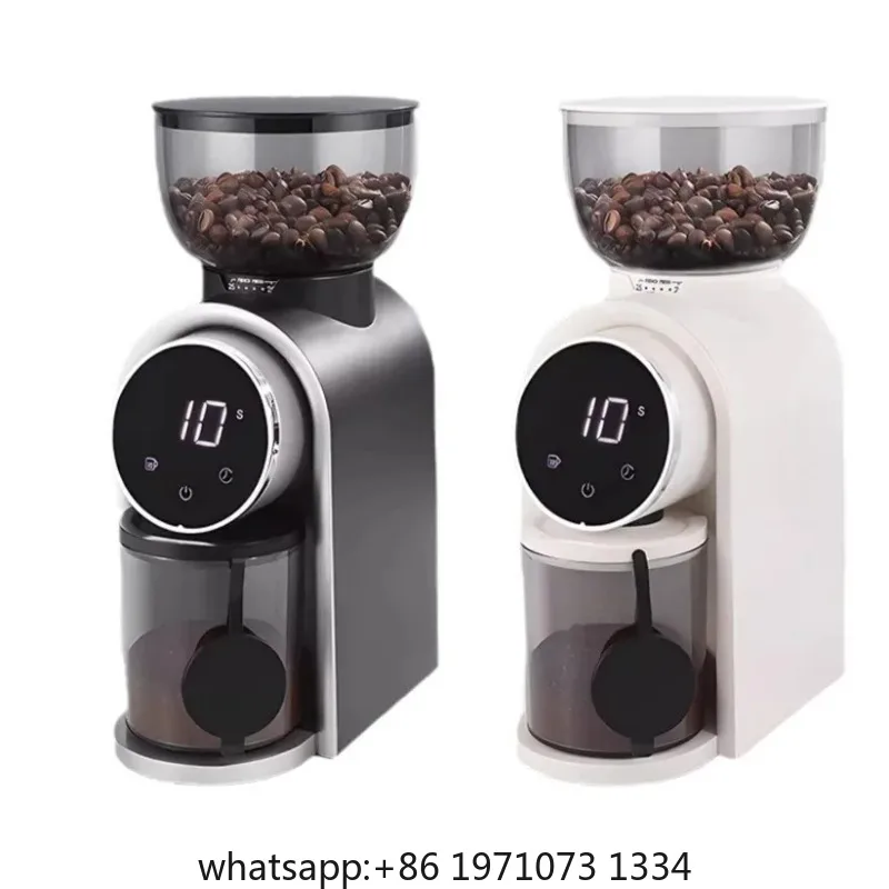 Professional Electric Coffee Grinder Ultra-Quiet Adjustable Coarseness One-Touch Operation Ideal for Espresso/Drip/Cold Brew
Professional Electric Coffee Grinder Ultra-Quiet Adjustable Coarseness One-Touch Operation Ideal for Espresso/Drip/Cold Brew