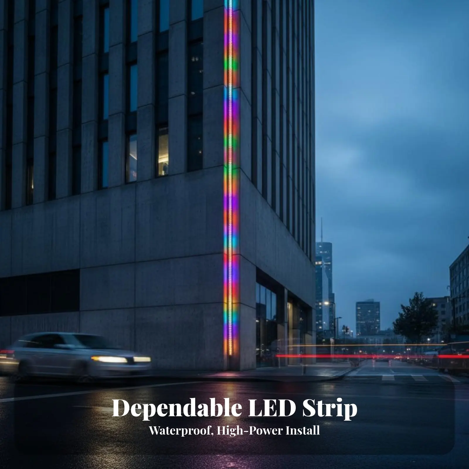 LED Strip Light, Colorful Marquee Flowing Effect, 2835 High-Power, Waterproof Outdoor Atmosphere Lighting
LED Strip Light, Colorful Marquee Flowing Effect, 2835 High-Power, Waterproof Outdoor Atmosphere Lighting