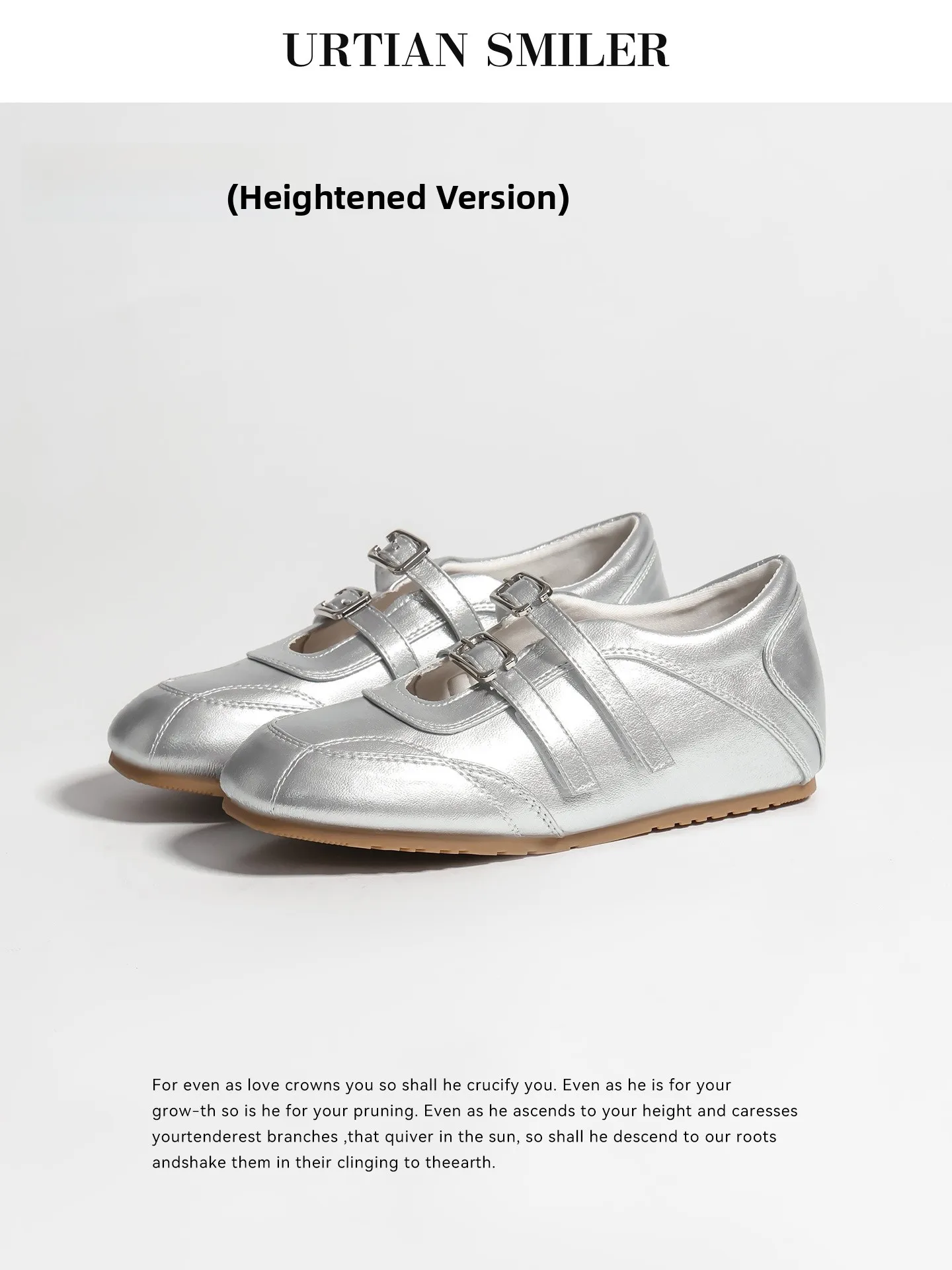 Ultra-Soft Lamb Skin Mary Janes Ballet Flats Women's Casual Shoes Silver Sporty Style 2026 New Model Increased Height Leisure
Ultra-Soft Lamb Skin Mary Janes Ballet Flats Women's Casual Shoes Silver Sporty Style 2026 New Model Increased Height Leisure