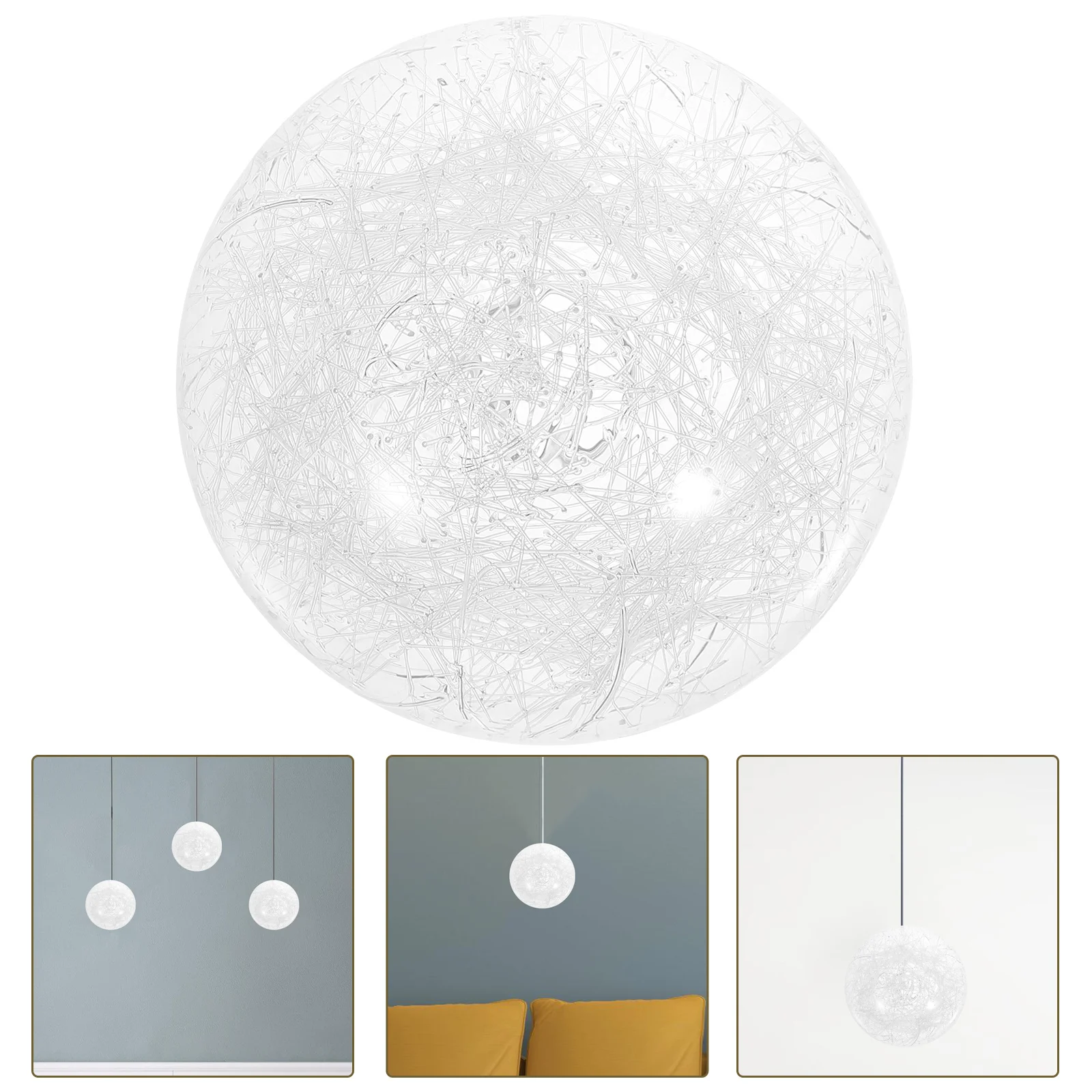 Glass Lamp Shade 100mm Diameter Clear Filament Molecular Light Cover for Pendant Ceiling Lamp Home Decor Simple
Glass Lamp Shade 100mm Diameter Clear Filament Molecular Light Cover for Pendant Ceiling Lamp Home Decor Simple