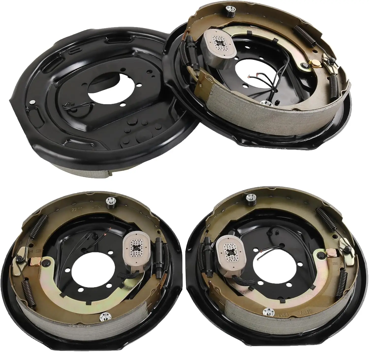 12" x 2" Electric Trailer Brake Assembly Sets for 5200-7000lbs Axles, Driver/Passenger Side Replacement
12" x 2" Electric Trailer Brake Assembly Sets for 5200-7000lbs Axles, Driver/Passenger Side Replacement