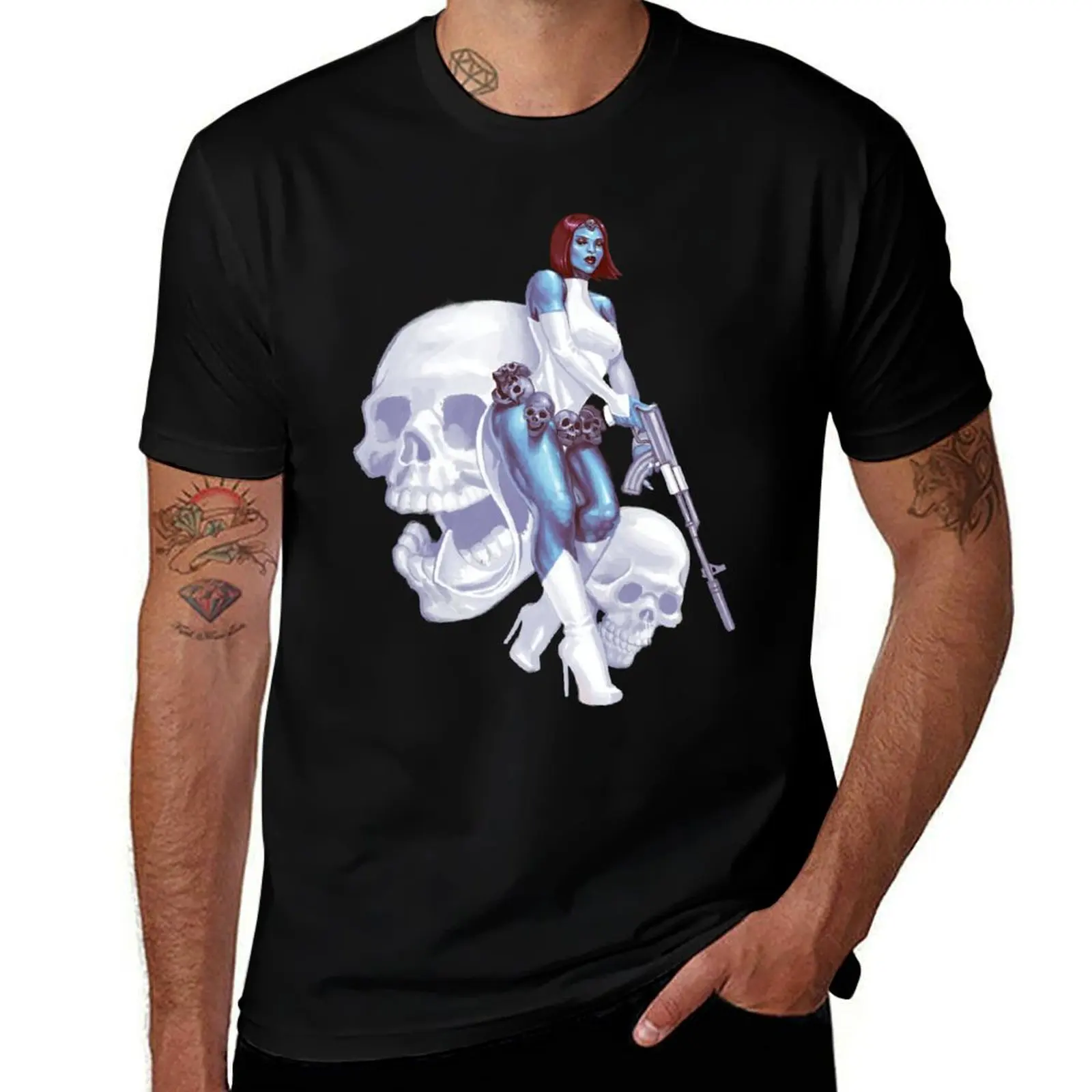 Mystique T-Shirt basketball graphic tees Funny t-shirts Funny t-shirt Short sleeve tee men
Mystique T-Shirt basketball graphic tees Funny t-shirts Funny t-shirt Short sleeve tee men