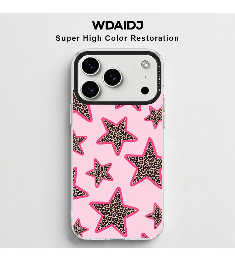 Edgy Pink Outlined Leopard pentagram Design Clear Phone Case For Iphone 13 14 15 16 17 Crystal Clear Anti Yellowing Phone Case
Edgy Pink Outlined Leopard pentagram Design Clear Phone Case For Iphone 13 14 15 16 17 Crystal Clear Anti Yellowing Phone Case