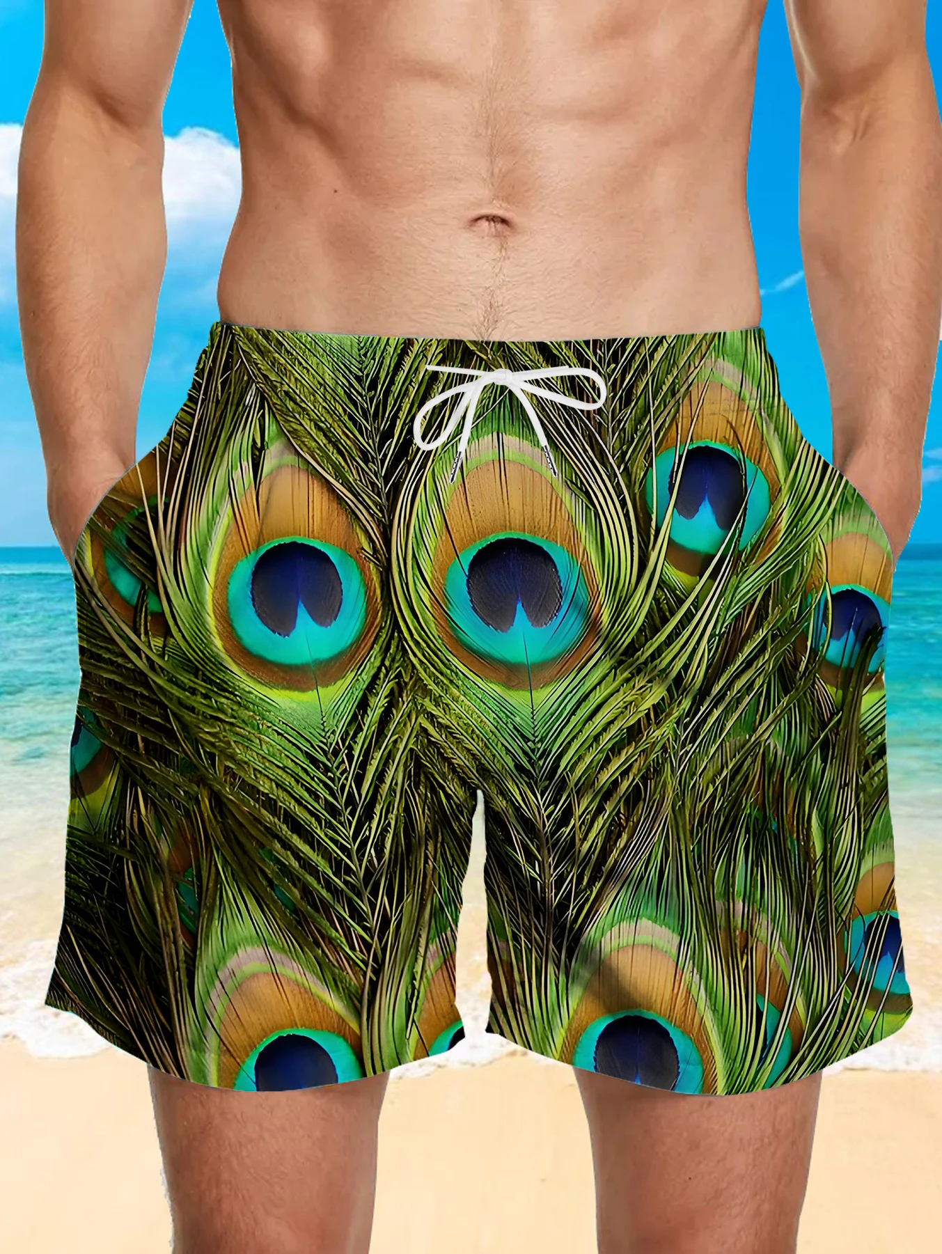 Plus Size Men Digital Printed Shorts Full Print Quick Dry Polyester Beach Trunks
Plus Size Men Digital Printed Shorts Full Print Quick Dry Polyester Beach Trunks