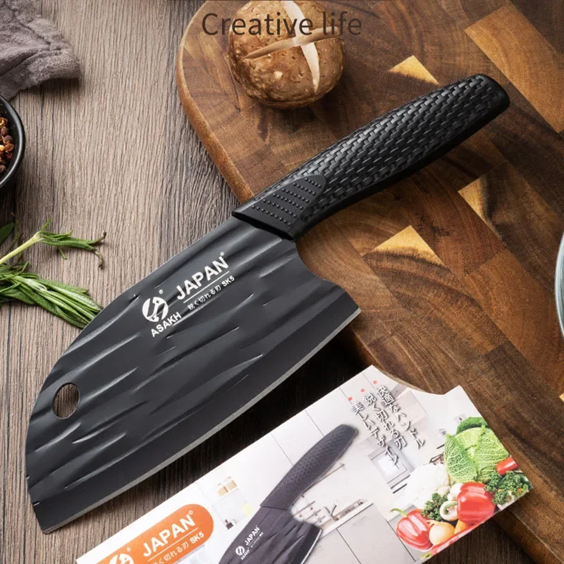 Non-stick Blade Slicing Cleaver Stainless Steel Cleaver Knife 6inch Kitchen Chef's Knife 3Cr13mov Butcher Knives Cooking Tools
Non-stick Blade Slicing Cleaver Stainless Steel Cleaver Knife 6inch Kitchen Chef's Knife 3Cr13mov Butcher Knives Cooking Tools