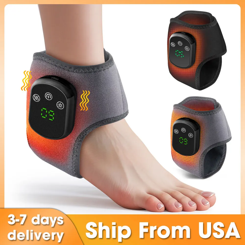 Вибрационный массажер для лодыжки ног, грелка, нагревательная лента, беспроводная поддержка суставов ног, бандаж, термотерапия, облегчение боли, массажная подушка
Вибрационный массажер для лодыжки ног, грелка, нагревательная лента, беспроводная поддержка суставов ног, бандаж, термотерапия, облегчение боли, массажная подушка