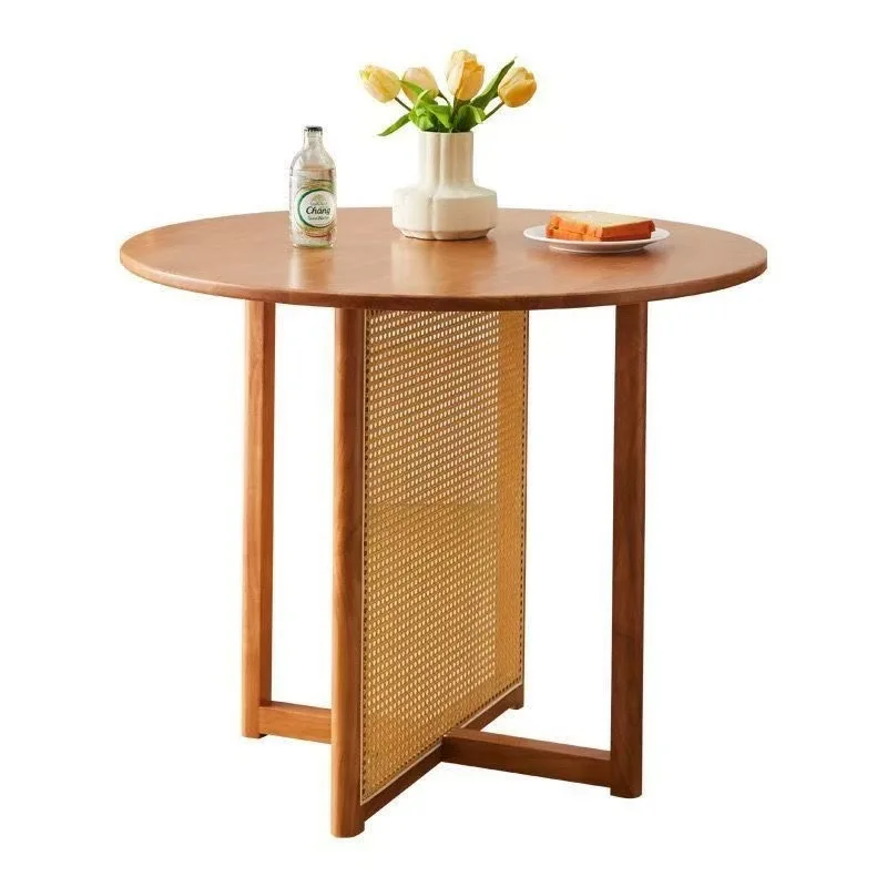 Tea table Nordic style home stay milk tea shop cafe solid wood rattan table and chair combination small apartment preferred
Tea table Nordic style home stay milk tea shop cafe solid wood rattan table and chair combination small apartment preferred