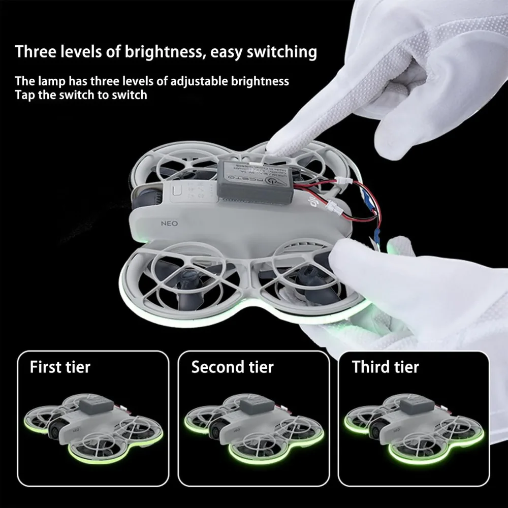 LED for DJI Neo Light Strip Brightness Adjustable Luminous Colorful Strips Waterproof Night Flight for for DJI Neo
LED for DJI Neo Light Strip Brightness Adjustable Luminous Colorful Strips Waterproof Night Flight for for DJI Neo